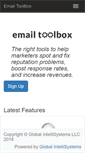 Mobile Screenshot of emailtoolbox.com